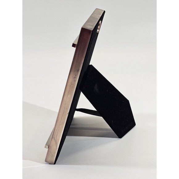 KSD Waterford Crystal Silverplate Tarnish Proof 4"x6" Picture Photo Frame EUC - Picture 3 of 4